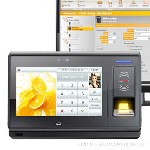 uTouch Access Control with NFC and RFID Reader, Touchscreen for Car Parking Management System